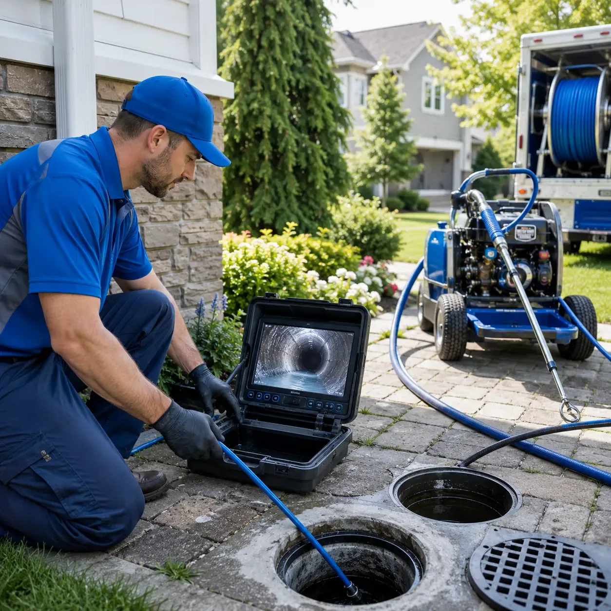 Outdoor drain cleaning professionals serving Quantico, VA