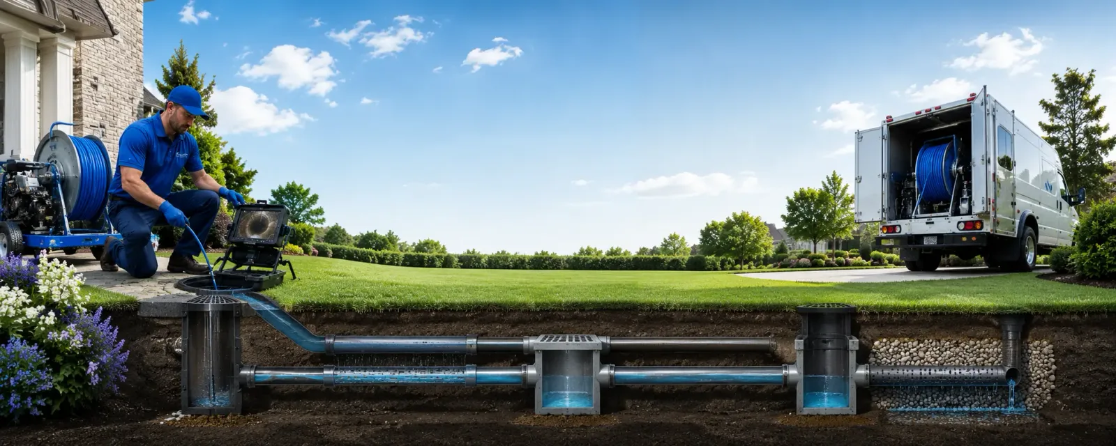 Outdoor drain cleaning information for Quantico, VA
